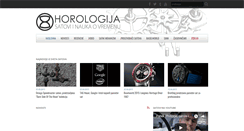 Desktop Screenshot of horologija.com